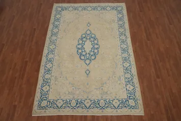 Vegetable Dye Kerman Persian Area Rug 7x10