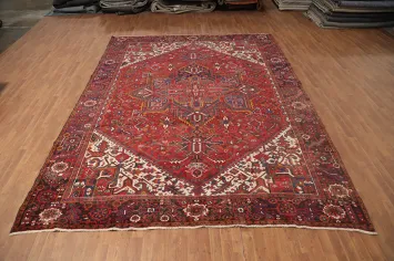 Vegetable Dye Heriz Persian Area Rug 10x13