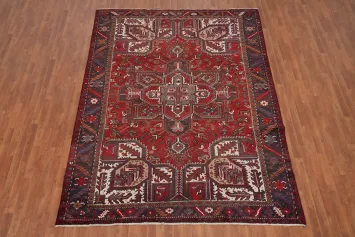 Vegetable Dye Wool Heriz Persian Area Rug 8x10