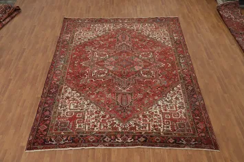 Vegetable Dye Heriz Persian Area Rug 10x13