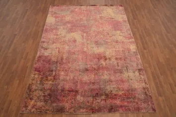 Warmth and Elegance Abstract Textured Area Rug 7x10