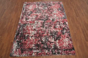 Textured Abstract Living Room Rug 5x8