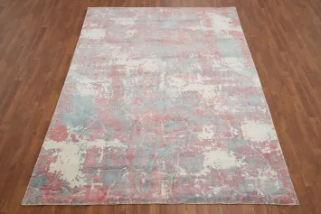 Elegant Pastel Colors Abstract Area Rug 7x9