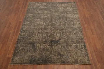 Earth Tone Abstract Area Rug 5x7 for a Warm and Inviting Space