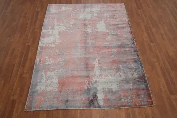 Muted Pastel Tones Rug 6x8 for a Sophisticated Living Room Vibe