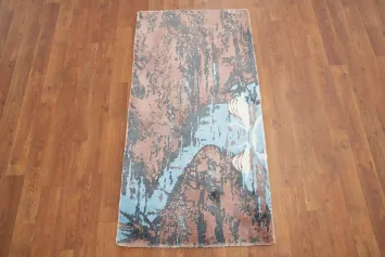 Animals Design Distressed Look Abstract Rug 2x4 for Cozy Interiors