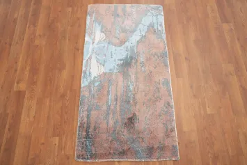 Elegant Earthy Tones Abstract Rug 2x4 with a Soothing Design