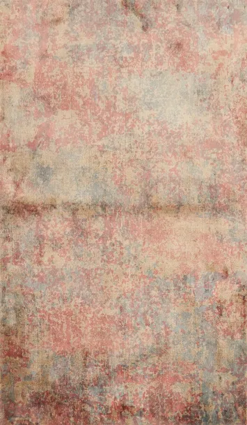 Elegant Faded Effect Abstract Modern Rug 3x5