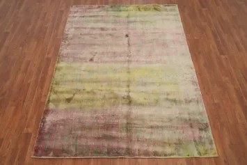 Subtle Rainbow Hues Area Rug 5x8 for Serene and Peaceful Living Space