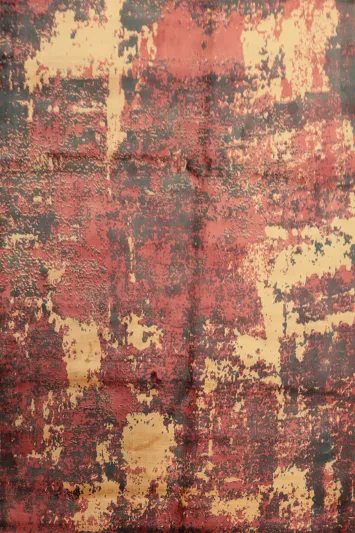 Bohemian Chic Abstract Rug 5x7 with Distressed Look Patterns