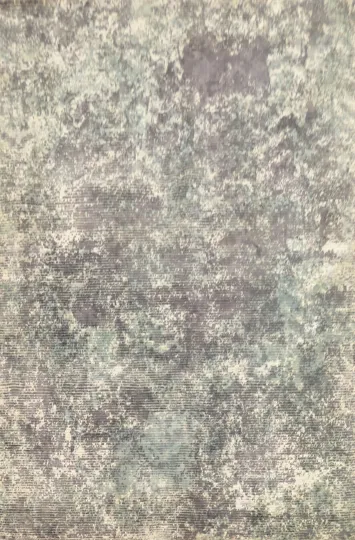 Distressed Look Abstract Oriental Area Rug 5x8