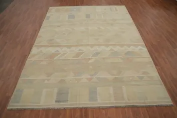Tribal Wool Kilim Handwoven Area Rug 9x12