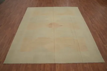 Geometric Wool Kilim Handwoven Area Rug 8x10