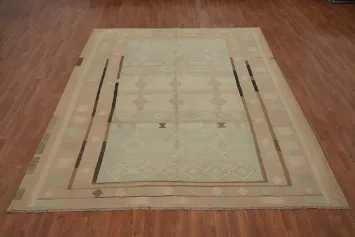 Geometric Kilim Handwoven Area Rug 8x10