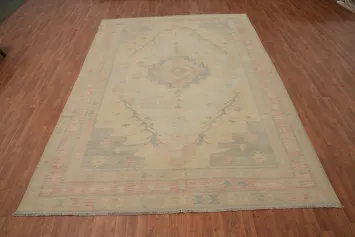 Geometric Kilim Flat Weave Area Rug 9x12