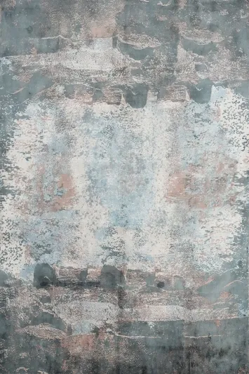 Distressed Look Abstract Handmade Area Rug 8x10