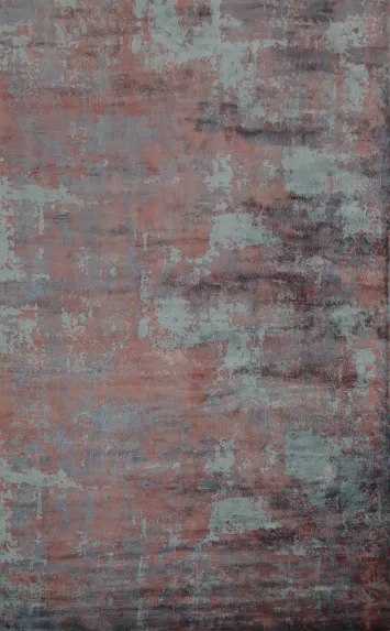 Artistic Rustic Tones Abstract Area Rug 6x10 for Contemporary Spaces