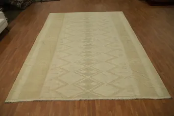 Vegetable Dye Kilim Flat Weave Area Rug 10x13