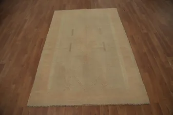 Vegetable Dye Wool Kilim Flat Weave Rug 4x6