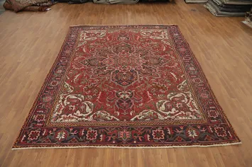 Vegetable Dye Heriz Persian Area Rug 9x11