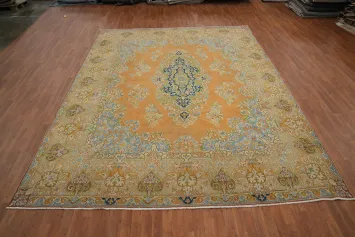 Vegetable Dye Mashad Persian Area Rug 10x12
