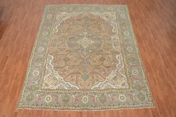 Traditional Wool Tabriz Persian Area Rug 10x13