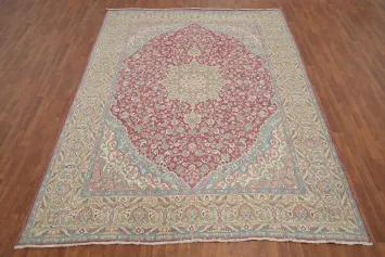 Vegetable Dye Pink Kerman Persian Area Rug 8x11