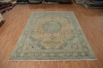 Traditional Floral Tabriz Persian Area Rug 9x12