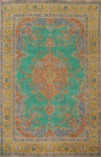 Handmade Wool Tabriz Persian Area Rug 10x13