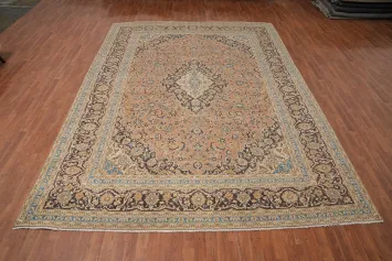 Traditional Kashan Persian Area Rug 10x13