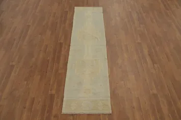 Vegetable Dye Kilim Flat Weave Runner Rug 2x8