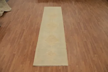 Vegetable Dye Kilim Flat Weave Runner Rug 3x10