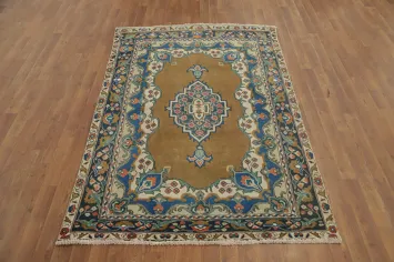 Traditional Wool Tabriz Persian Rug 4x7