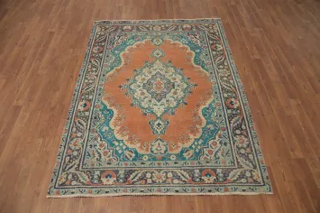 Traditional Wool Tabriz Persian Rug 5x6