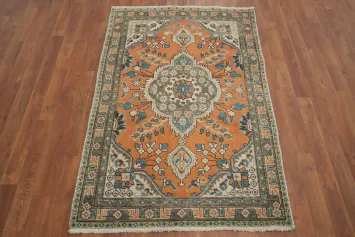 Handmade Wool Floral Tabriz Persian Rug 3x5