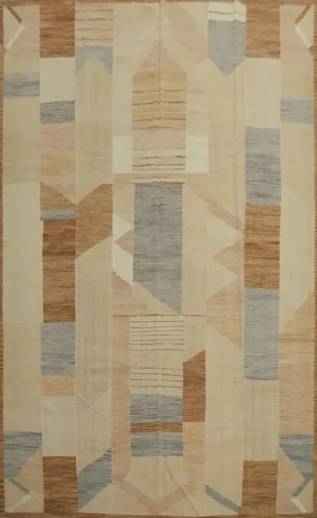 Vegetable Dye Kilim Handwoven Large Rug 10x13