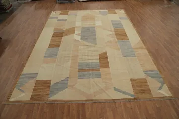 Vegetable Dye Kilim Handwoven Large Rug 10x13