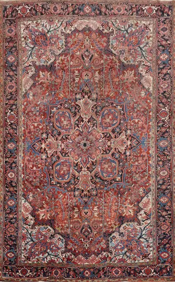 Vegetable Dye Heriz Persian Area Rug 8x12