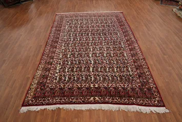 Vegetable Dye Paisley Bakhtiari Persian Area Rug 7x11