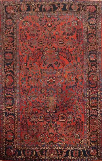 Vegetable Dye Floral Lilian Persian Area Rug 9x12