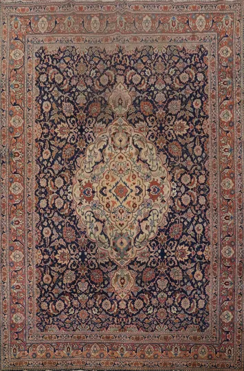 Vegetable Dye Tabriz Persian Large Area Rug 9x12