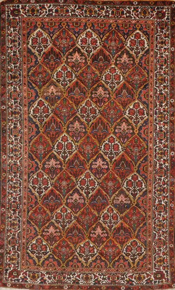 Vegetable Dye Bakhtiari Persian Area Rug 7x10