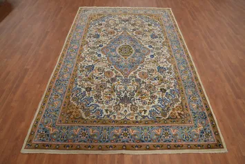 Vegetable Dye Kashan Persian Area Rug 7x10