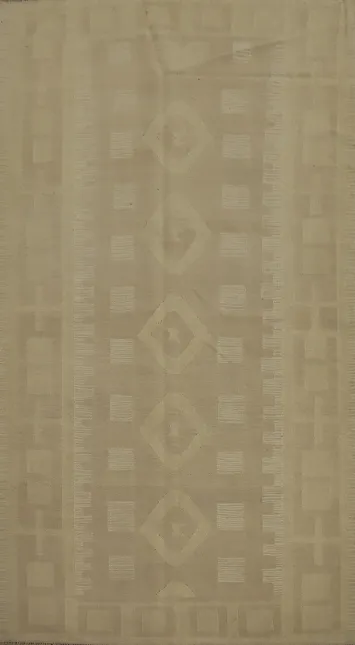 Geometric Kilim Vegetable Dye Area Rug 5x8