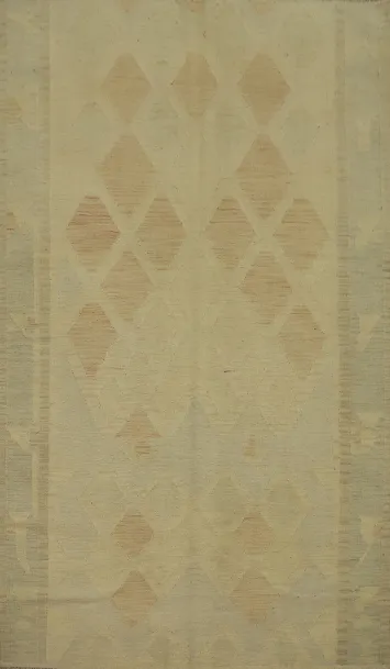 Geometric Kilim Handwoven Area Rug 5x8