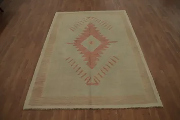 Vegetable Dye Kilim Handwoven Rug 5x7