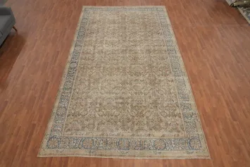 Antique Vegetable Dye Mahal Persian Large Rug 9x16