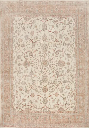Vegetable Dye Tabriz Persian Area Rug 9x11