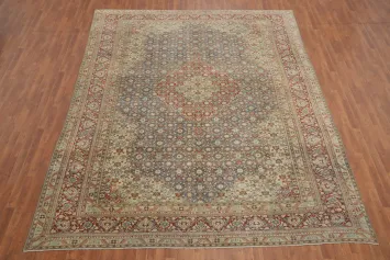 Antique Vegetable Dye Tabriz Persian Area Rug 10x13