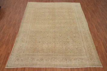 Antique Vegetable Dye Mahal Persian Area Rug 10x13